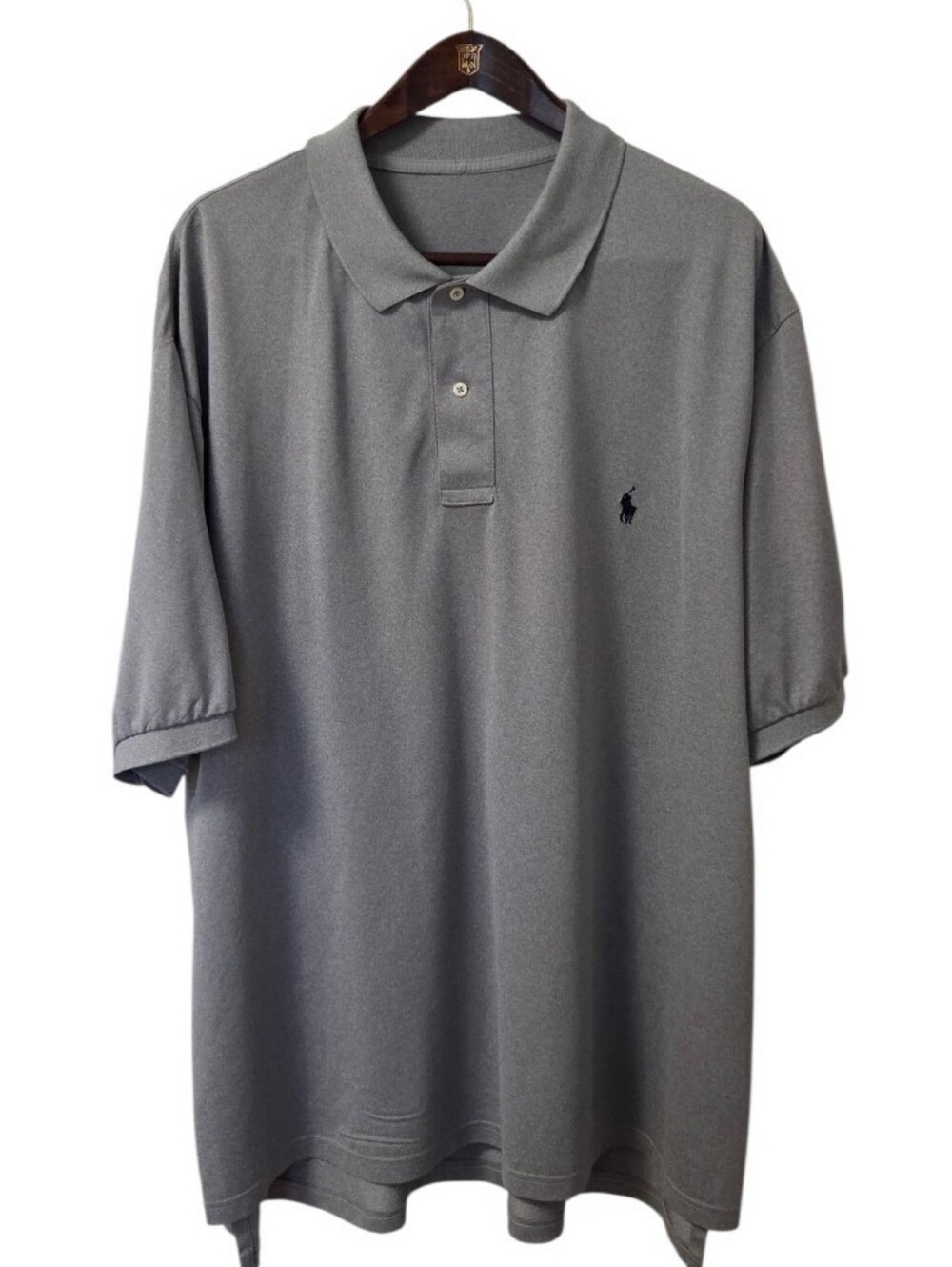 Polo Ralph Lauren Men’s Gray Stretch Polo Shirt Big & Tall Size Tag Missing